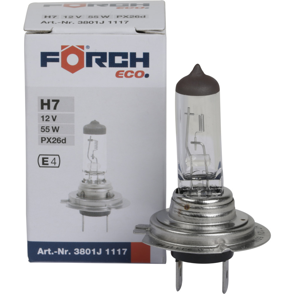 Крушка авто халогенна 12V H7 55W ECO – (Foerch)