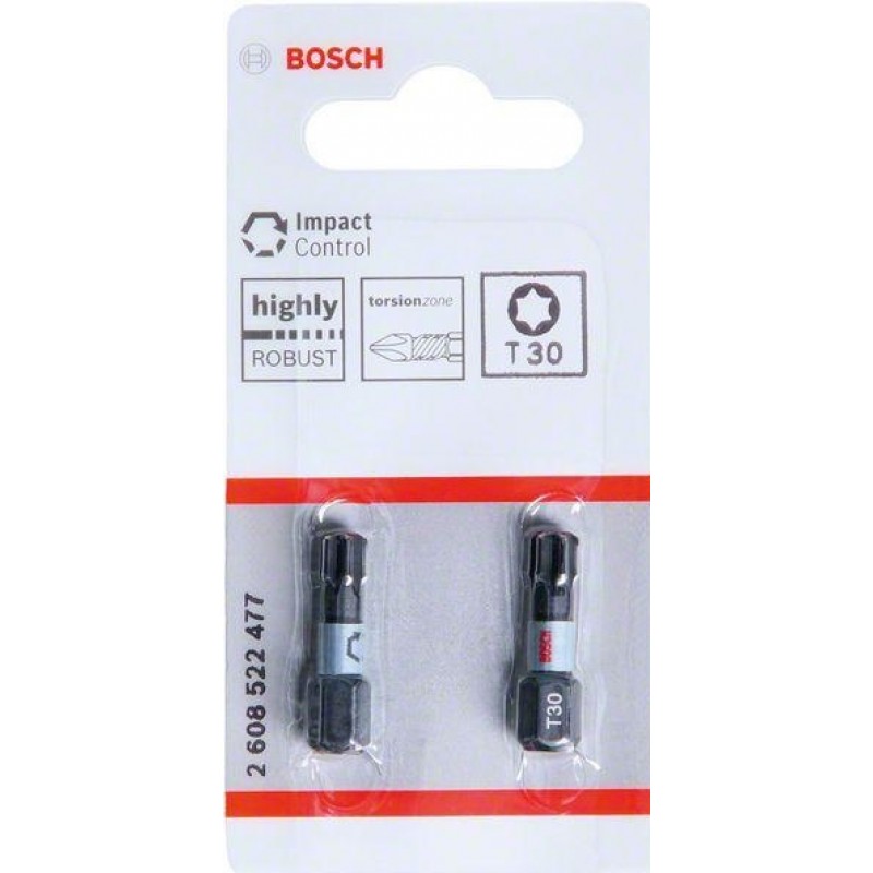 Битове Impact Control T30 2 бр 25 мм – (Bosch)