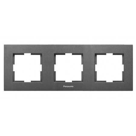 Рамка тройна тъмносива WKTF08032DG-EU2 Karre Plus – (Panasonic)