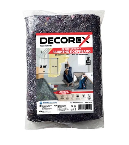 Покривало защитно 1/3 м 180 гр./кв. м – (Decorex)