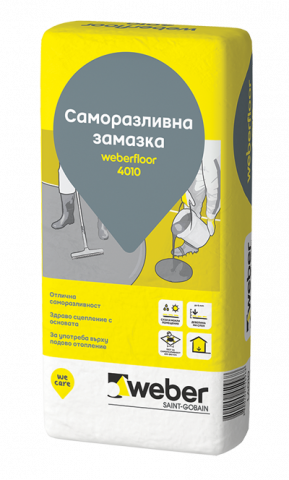 Замазка саморазливна weberfloor 4010 – 25 кг. (Weber)