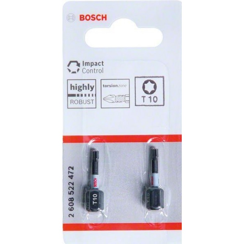 Битове Impact Control T10 2 бр 25 мм – (Bosch)