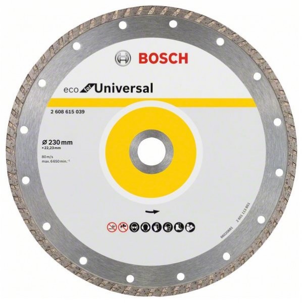 Диск диамантен Turbo ECO Universal 230 мм – (Bosch)