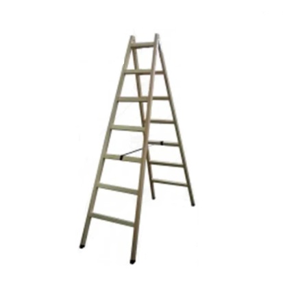 Дървена стълба 2×6 стъпала (2м) – (ValBG)