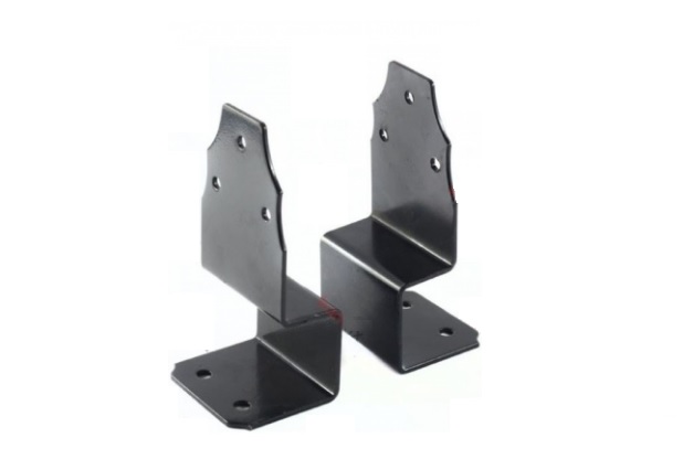 Комплект основа за греда регулируема черна 132/75/83 мм – (Kamfix)