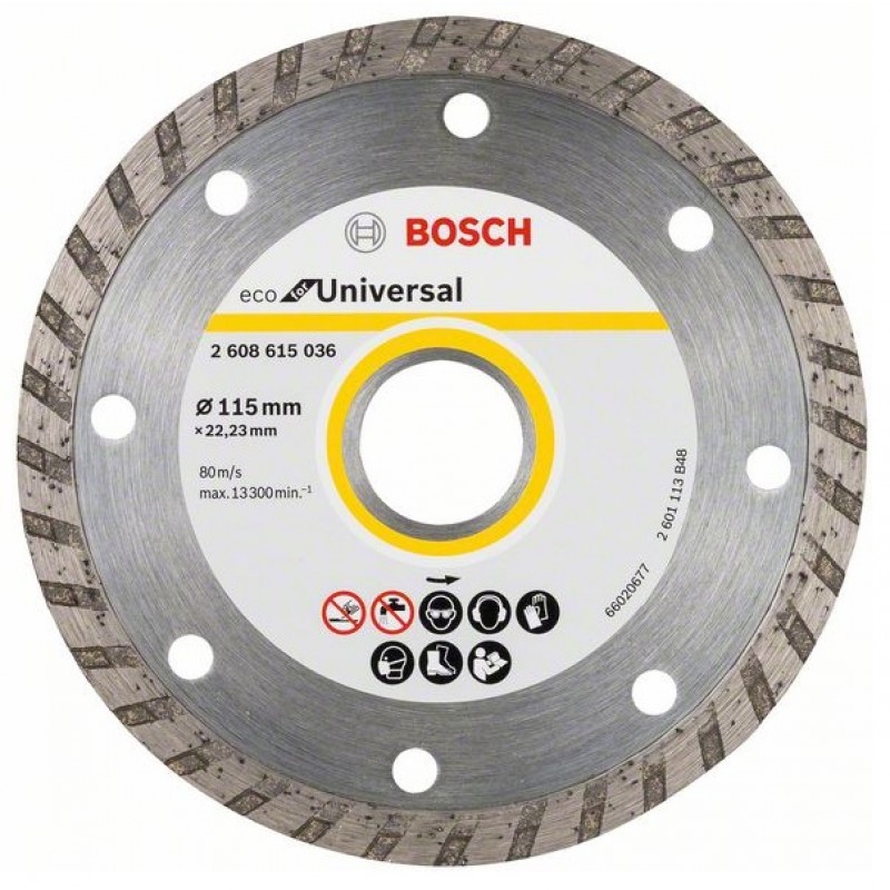 Диск диамантен Turbo ECO Universal 115 мм – (Bosch)