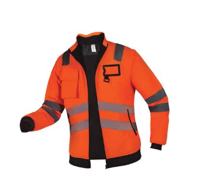 Зимно яке Hiviz Vezuv – XXL – сигнално светлоотразително оранжево – (Wurth)