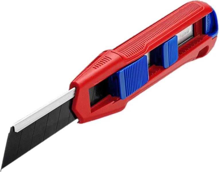 Нож макетен с магнезиев корпус Cutix, стабилизационна шина и 2 резервни ножчета – (Knipex)