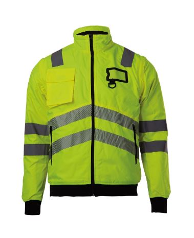 Работно зимно яке  Hiviz Hilo – XXXL – сигнално светлоотразително зелено – (Wurth)
