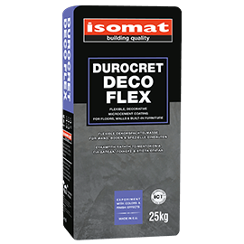 Замазка циментова Durocret Deco Flex – 25 кг бял (Isomat)