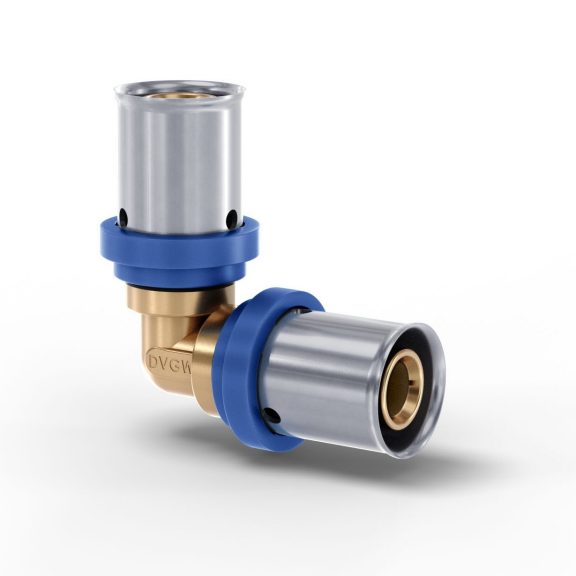 Коляно RP 20×90 месинг Radopress – (Pipelife)