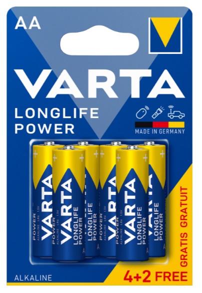 Батерия HIGH ENERGY алк. LR 6 AA/6 бр – (Varta)