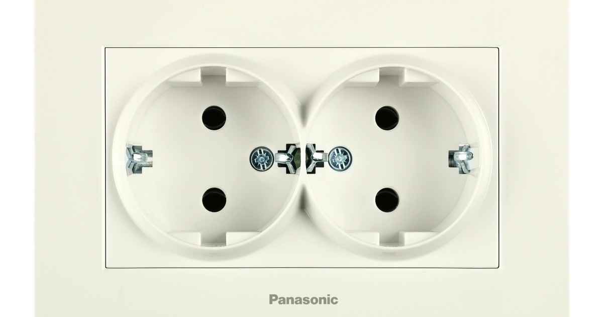 Контакт двоен крем WKTC02052BG Karre Plus – (Panasonic)